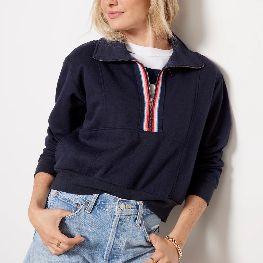 EVEREVE Chelsea Half Zip Sweatshirt